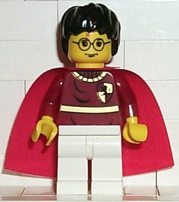 hp019 Harry Potter - Dark Red Quidditch Uniform with Red Cape
