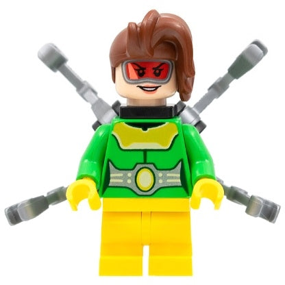 sh0796 Doc Ock - Female, Medium Legs, Flat Silver Arms