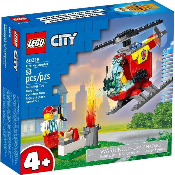 60318 Fire Helicopter (Retired New-In-Box)