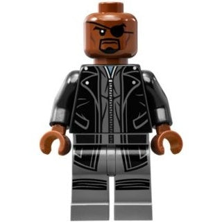 sh0185 Nick Fury - Leather Trench Coat