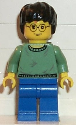 hp038 Harry Potter - Sand Green Sweater Torso, Blue Legs