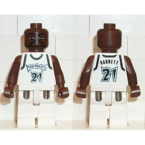 nba019 NBA Kevin Garnett, Minnesota Timberwolves #21 (White Uniform)