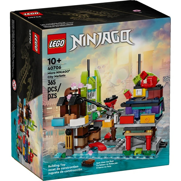 40706 Micro Ninjago City Markets (Retired New-In-Box)