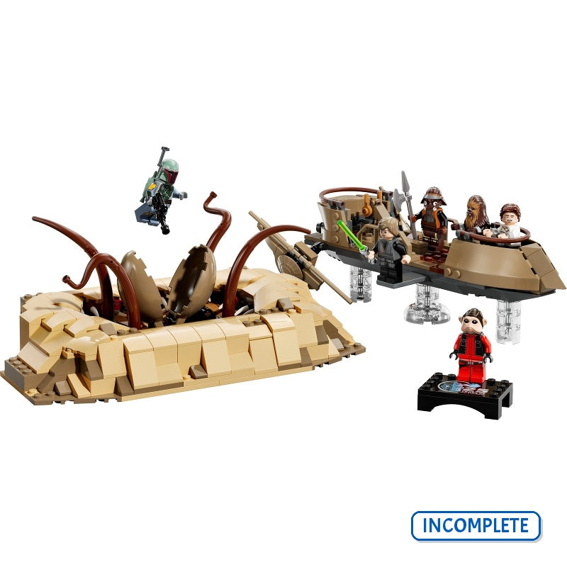 75396 Desert Skiff & Sarlacc Pit (Incomplete Pre-Owned, Read Details)