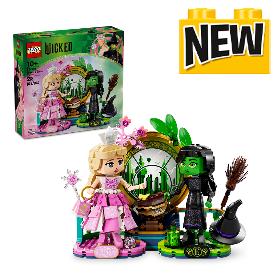 75682 Wicked Elphaba & Glinda Figures