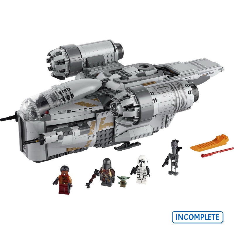 75292 The Razor Crest (the Mandalorian Bounty Hunter Transport) (Incomplete Pre-Owned, Read Details)