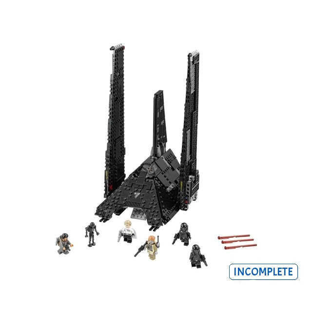 75156 Krennic's Imperial Shuttle (Incomplete Pre-Owned, Read Details)
