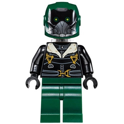sh0403 Vulture - Dark Green Flight Suit, Black Bomber Jacket