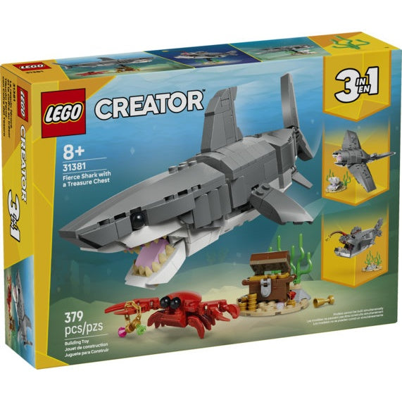 31381 Fierce Shark with a Treasure Chest