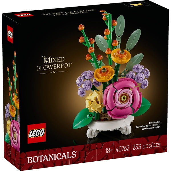 40762 Mixed Flowerpot (Retired New-In-Box)