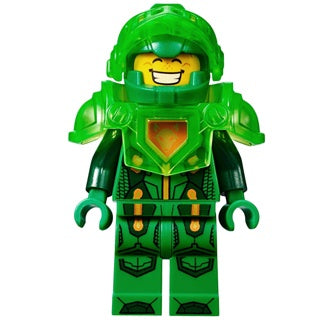 nex021 Aaron Fox - Trans-Bright Green Visor and Armor (Ultimate Aaron)