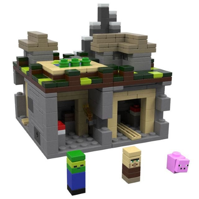 21105 Minecraft Micro World - the Village (Pre-Owned)