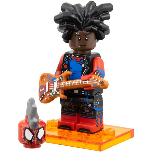 colspi-2 Hobie Brown/Spider-Punk, Spider-Man Across the Spider-Verse (Complete Set with Stand and Accessories)