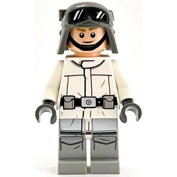 sw1183 Imperial AT-ST Driver, Hoth - Helmet with Molded Goggles, White Jacket