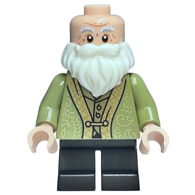 hp524 Professor Filius Flitwick - Olive Green Suit, Black Short Legs