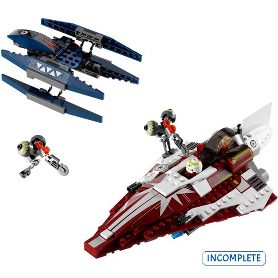 7751 Ahsoka's Starfighter and Vulture Droid (Incomplete Pre-Owned, Read Details)