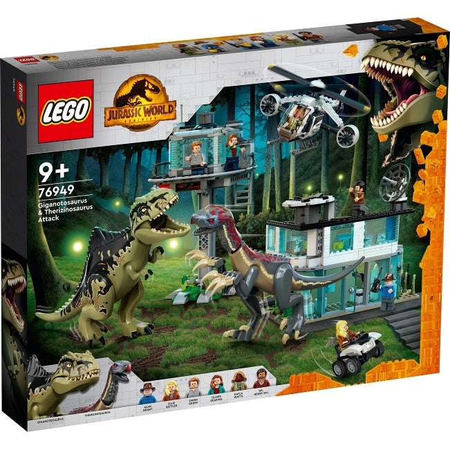 76949 Giganotosaurus & Therizinosaurus Attack (Retired New-In-Box)