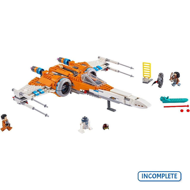 75273 Poe Dameron's X-WING Fighter (Incomplete Pre-Owned, Read Details)