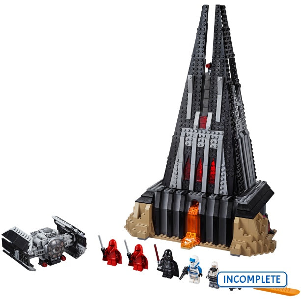 105973 75251 Darth Vader's Castle (Incomplete Pre-Owned, Read Details)