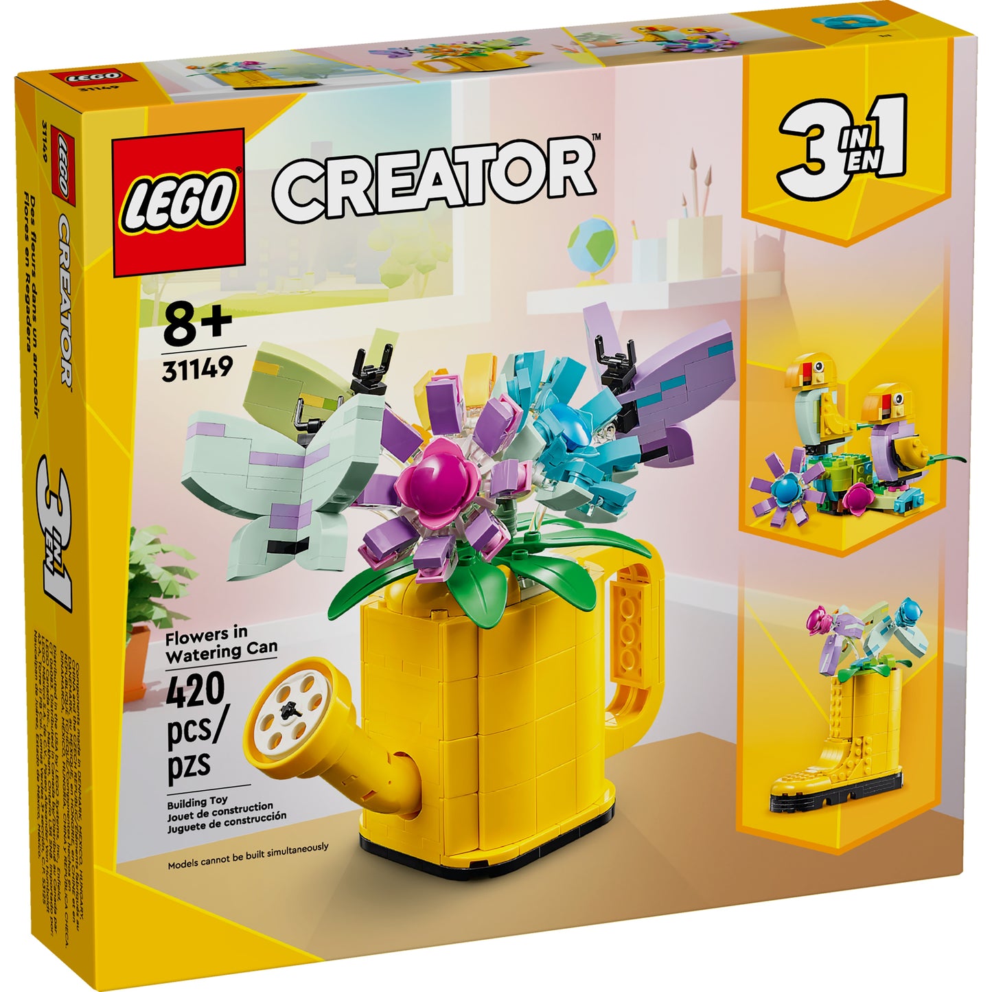 31149 Flowers in Watering Can