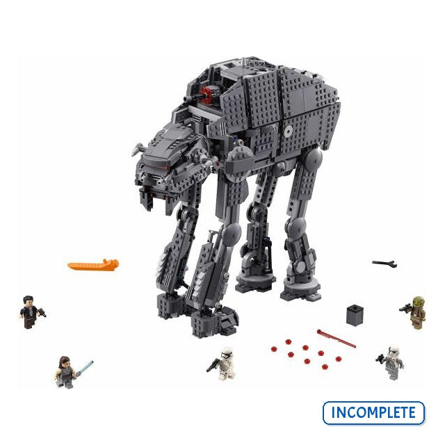 75189 First Order Heavy Assault Walker (Incomplete Pre-Owned, Read Details)