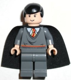 hp043 Neville Longbottom - Gryffindor Stripe Torso, Black Cape