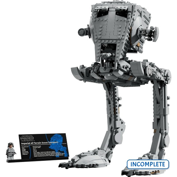 75417 AT-ST Walker - UCS (Incomplete Pre-Owned, Read Details)