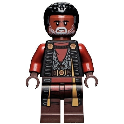 sw1156 Greef Karga - Black Magistrate Robe and Gray Beard