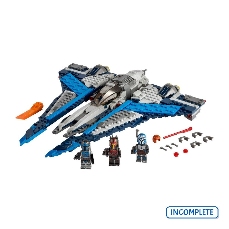 75316 Mandalorian Starfighter (Incomplete Pre-Owned, Read Details)