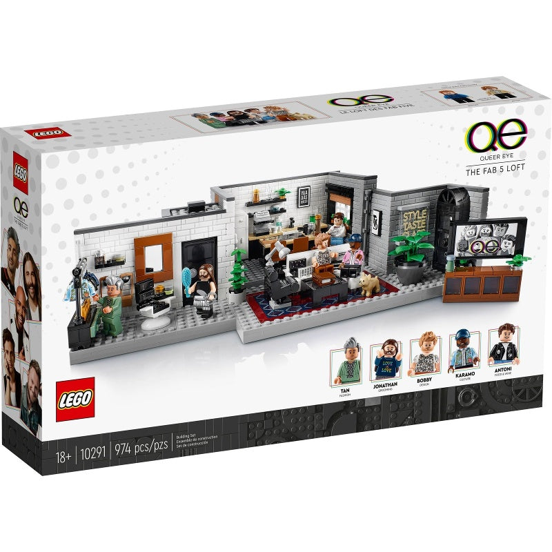 10291 Queer Eye – the Fab 5 Loft (Retired New-In-Box)
