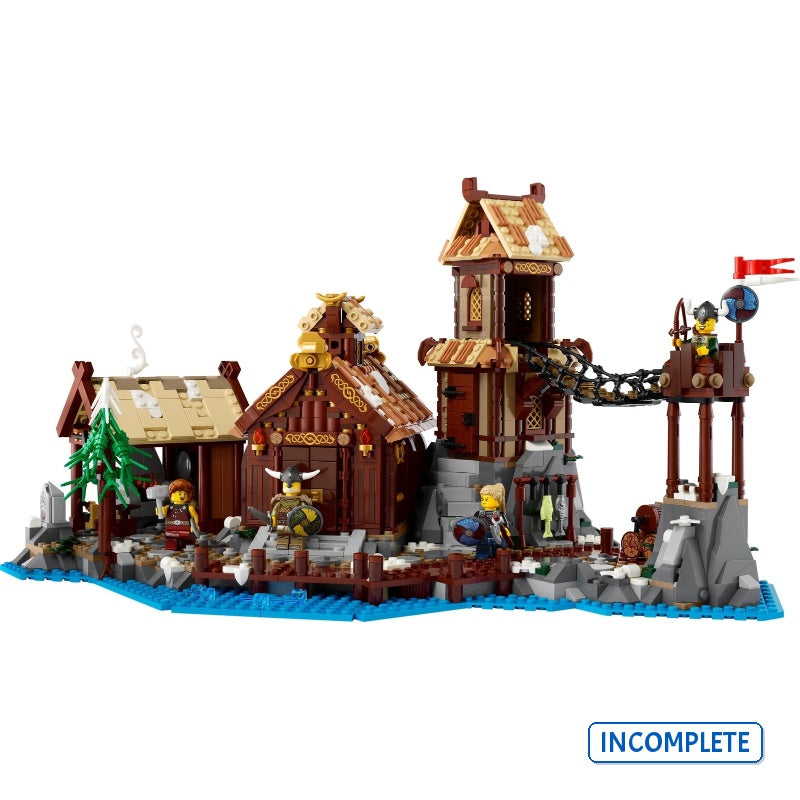 21343 Viking Village (Incomplete Pre-Owned, Read Details)