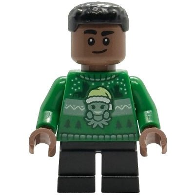 hp595 Blaise Zabini - Green Holiday Sweater, Black Short Legs