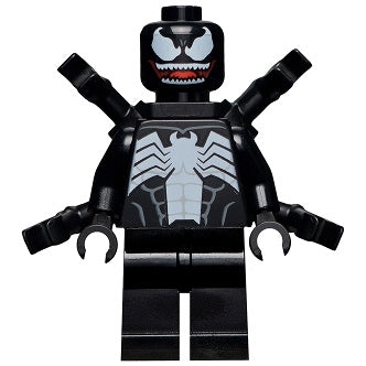 sh0664 Venom - Teeth Parted, 4 Back Appendages Small with Clips