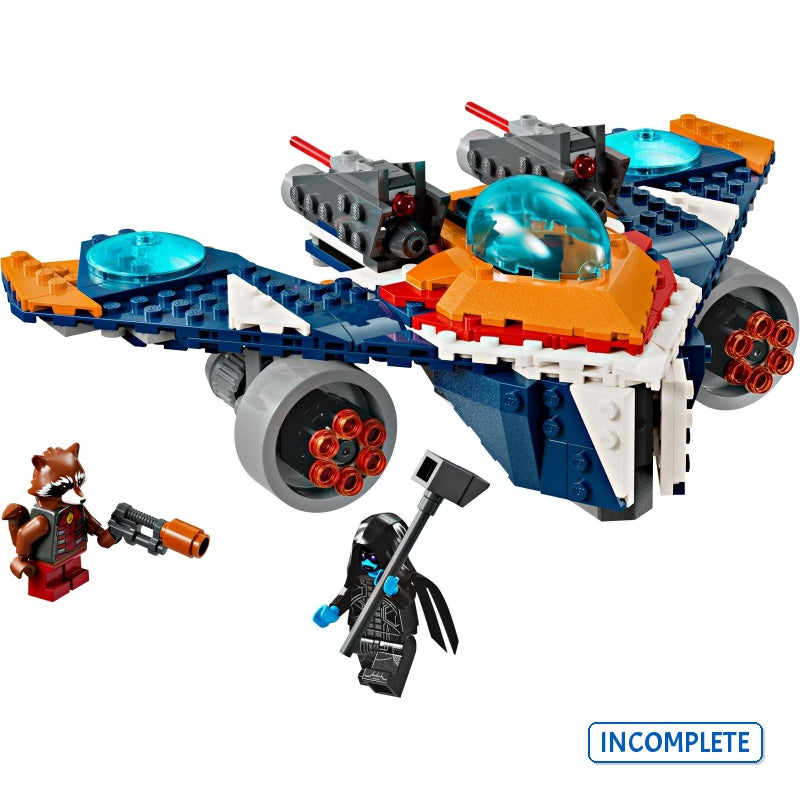 76278 Rocket's Warbird Vs. Ronan (Incomplete Pre-Owned, Read Details)
