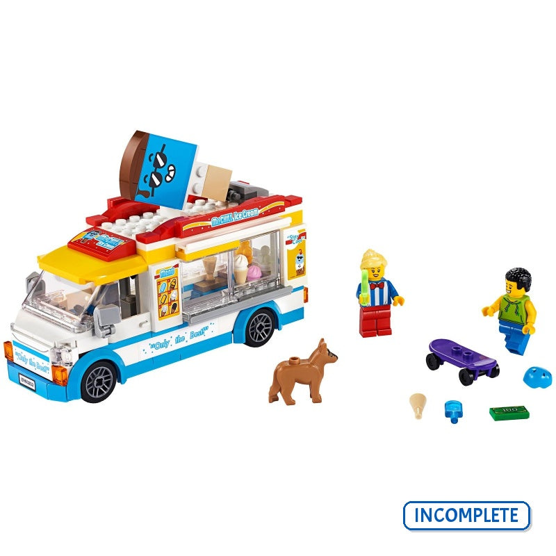 60253 Ice-Cream Truck (Incomplete Pre-Owned, Read Details)