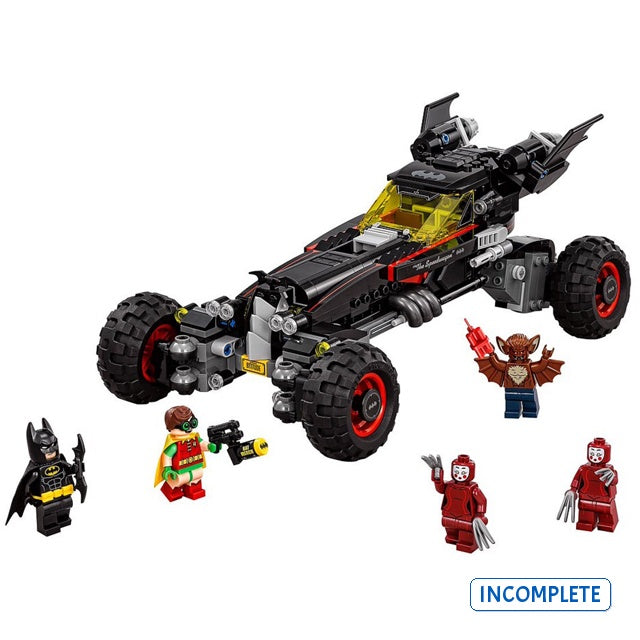 109792 70905 the Batmobile (Incomplete Pre-Owned, Read Details)