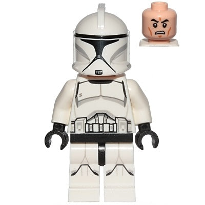 sw0910 Clone Trooper (Phase 1) - Printed Legs, Scowl