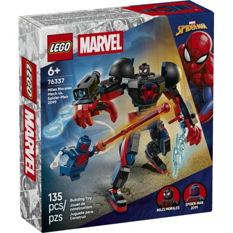 76337 Miles Morales Mech vs. Spider-Man 2099