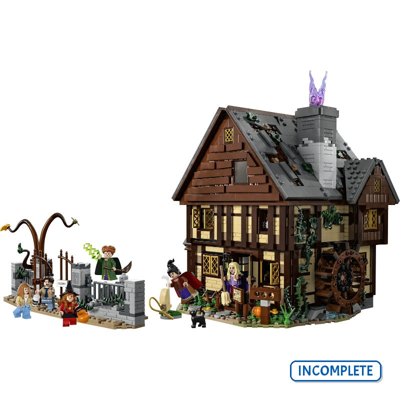 21341 Disney Hocus Pocus: the Sanderson Sisters’ Cottage (Incomplete Pre-Owned, Read Details)