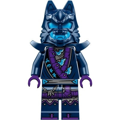 njo0851 Wolf Mask Warrior/Wolf Mask Claw Warrior - Dark Blue and Dark Azure Mask, Shoulder Armor