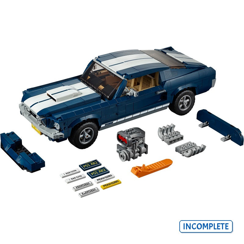 10265 Ford Mustang (Incomplete Pre-Owned, Read Details)