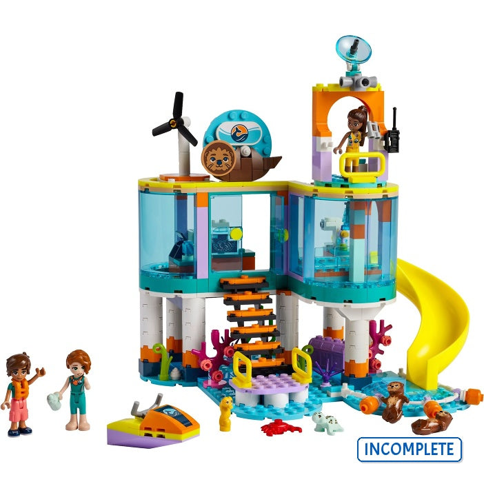 41736 Sea Rescue Center (Incomplete Pre-Owned, Read Details)