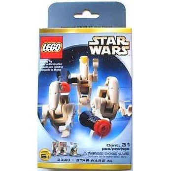 3343 Star Wars #4 - Battle Droid Minifigure Pack (Retired New-In-Box)