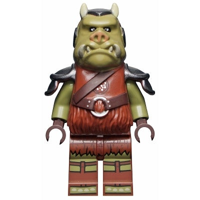 sw1196 Gamorrean Guard - Olive Green, Reddish Brown Legs