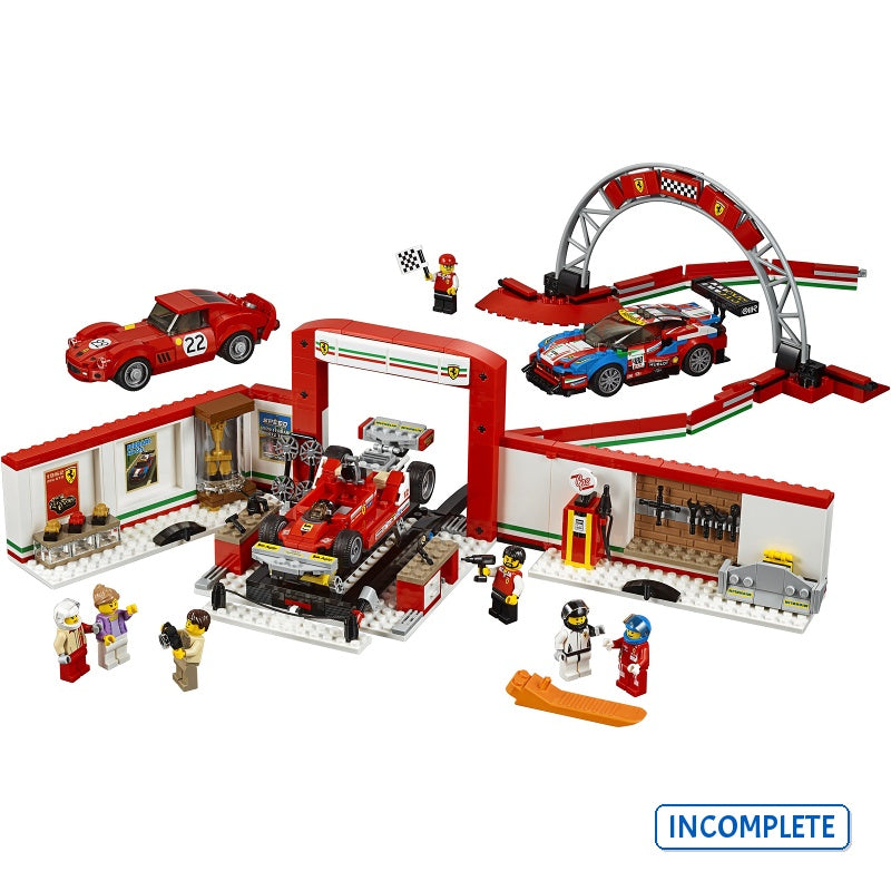 75889 Ferrari Ultimate Garage (Incomplete Pre-Owned, Read Details)
