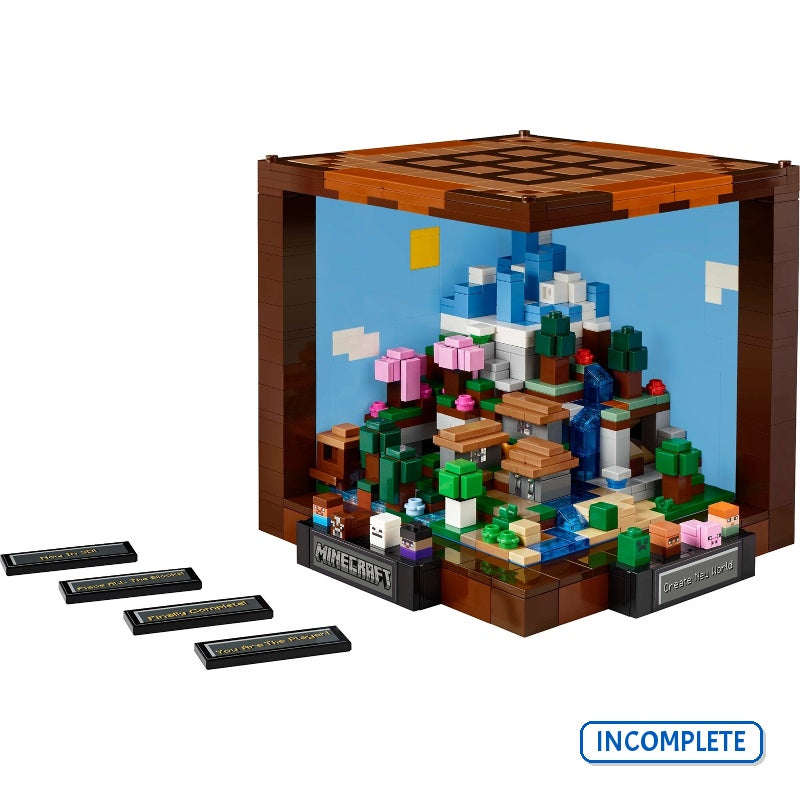 21265 The Crafting Table (Incomplete Pre-Owned, Read Details)