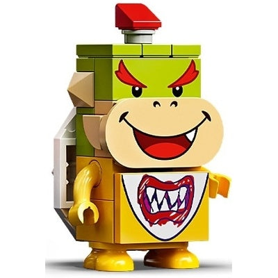 mar0003 Bowser Jr. - 2 Lime Brick 1 X 1
