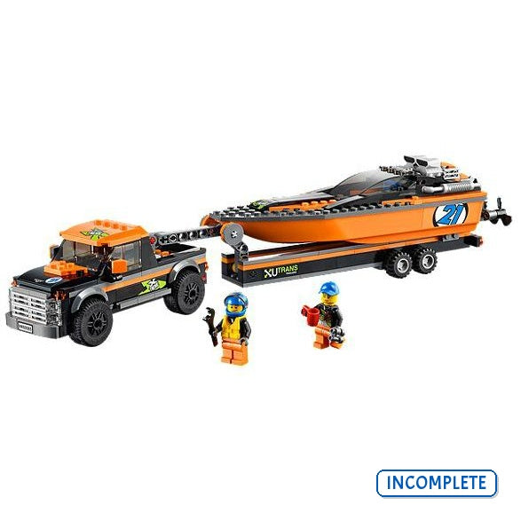 60085 4x4 with Powerboat (Incomplete Pre-Owned, Read Details)