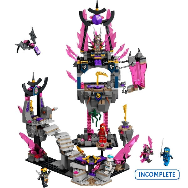 71771 The Crystal King Temple (Incomplete Pre-Owned, Read Details)