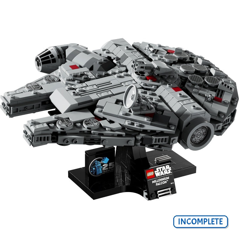 75375 Millennium Falcon (Incomplete Pre-Owned, Read Details)